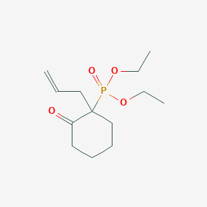 Phosphonic acid, [2-oxo-1-(2-propenyl)cyclohexyl]-, diethyl ester