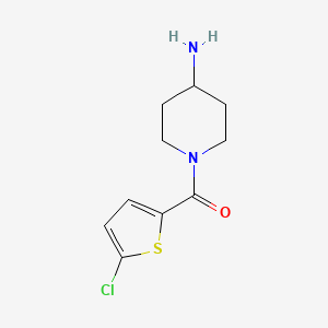 B1428091 1-(5-Chlorothiophene-2-carbonyl)piperidin-4-amine CAS No. 1247436-67-4