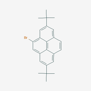 molecular formula C24H25Br B14280917 4-Bromo-2,7-DI-tert-butylpyrene CAS No. 137059-78-0