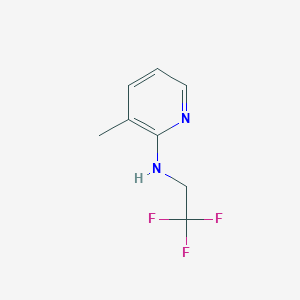 B1428092 3-methyl-N-(2,2,2-trifluoroethyl)pyridin-2-amine CAS No. 1249476-75-2