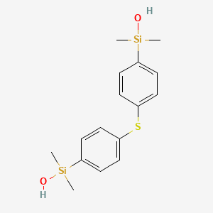 Hydroxy-[4-[4-[hydroxy(dimethyl)silyl]phenyl]sulfanylphenyl]-dimethylsilane