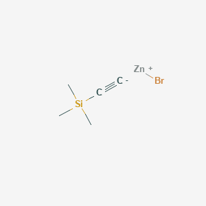 molecular formula C5H9BrSiZn B14280943 Zinc, bromo[(trimethylsilyl)ethynyl]- CAS No. 133381-93-8