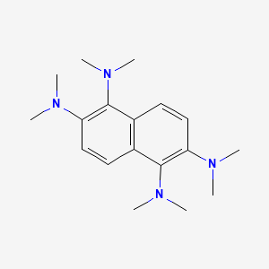 molecular formula C18H28N4 B14280948 1,2,5,6-Naphthalenetetramine, N,N,N',N',N'',N'',N''',N'''-octamethyl- CAS No. 160359-99-9