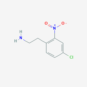 molecular formula C8H9ClN2O2 B1428096 2-(4-氯-2-硝基苯基)乙胺 CAS No. 807640-64-8
