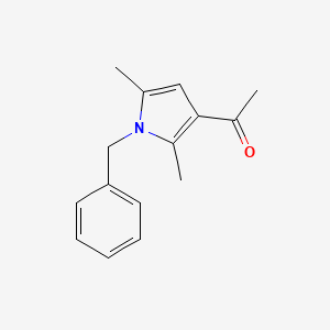 Ethanone, 1-[2,5-dimethyl-1-(phenylmethyl)-1H-pyrrol-3-yl]-