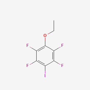 molecular formula C8H5F4IO B14281028 1-Ethoxy-2,3,5,6-tetrafluoro-4-iodobenzene CAS No. 138777-50-1