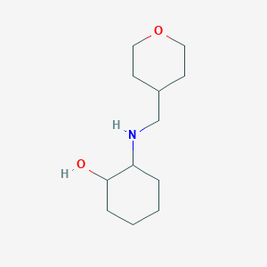 B1428105 2-{[(Oxan-4-yl)methyl]amino}cyclohexan-1-ol CAS No. 1339678-60-2