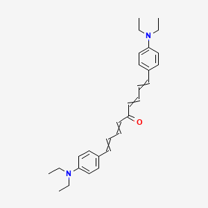 1,9-Bis[4-(diethylamino)phenyl]nona-1,3,6,8-tetraen-5-one