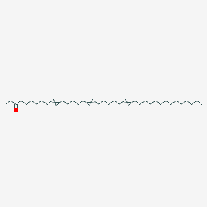 molecular formula C39H72O B14281109 Nonatriaconta-10,17,24-trien-3-one CAS No. 132139-56-1