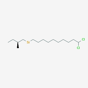 molecular formula C15H30Cl2Si B14281123 CID 136235026 