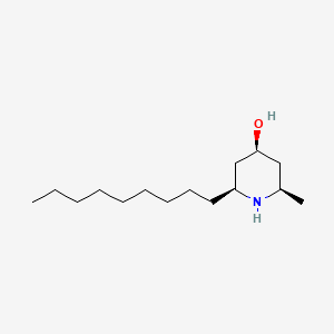 (2R,4S,6S)-2-Methyl-6-nonylpiperidin-4-ol