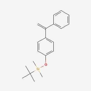 tert-Butyl(dimethyl)[4-(1-phenylethenyl)phenoxy]silane