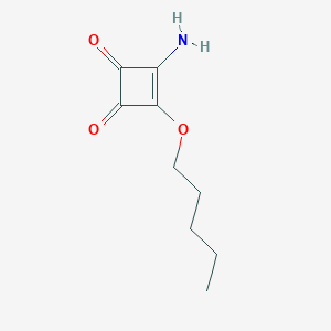 3-Amino-4-(pentyloxy)cyclobut-3-ene-1,2-dione