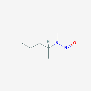 molecular formula C6H14N2O B14281236 N-Methyl-N-nitroso-2-pentanamine CAS No. 130985-76-1