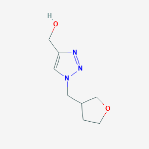 B1428125 {1-[(oxolan-3-yl)methyl]-1H-1,2,3-triazol-4-yl}methanol CAS No. 1249673-44-6