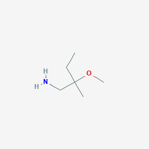 molecular formula C6H15NO B1428127 2-甲氧基-2-甲基丁-1-胺 CAS No. 145550-56-7