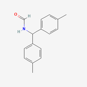 molecular formula C16H17NO B14281275 N-[Bis(4-methylphenyl)methyl]formamide CAS No. 127568-35-8