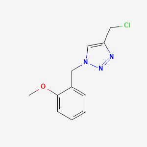 B1428130 4-(chloromethyl)-1-(2-methoxybenzyl)-1H-1,2,3-triazole CAS No. 1249743-11-0