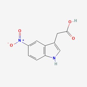 molecular formula C10H8N2O4 B1428136 2-(5-硝基-1H-吲哚-3-基)乙酸 CAS No. 79473-05-5