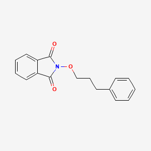 molecular formula C17H15NO3 B14281363 1H-Isoindole-1,3(2H)-dione, 2-(3-phenylpropoxy)- CAS No. 160725-45-1