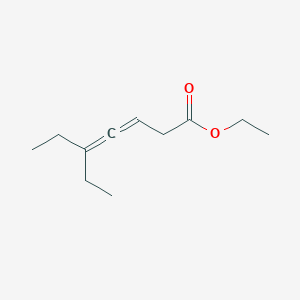 molecular formula C11H18O2 B14281369 Ethyl 5-ethylhepta-3,4-dienoate CAS No. 144222-75-3