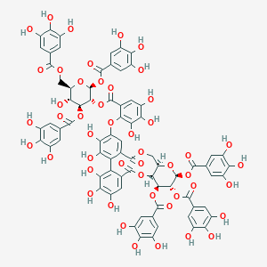 molecular formula C75H56O48 B142814 伍德福丁 A CAS No. 127243-65-6