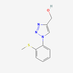B1428142 (1-(2-(Methylthio)phenyl)-1H-1,2,3-triazol-4-yl)methanol CAS No. 1249284-59-0
