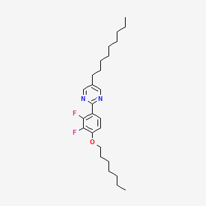 2-[2,3-Difluoro-4-(heptyloxy)phenyl]-5-nonylpyrimidine