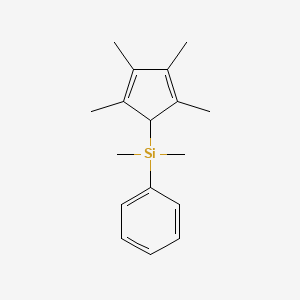 Dimethyl(phenyl)(2,3,4,5-tetramethylcyclopenta-2,4-dien-1-yl)silane