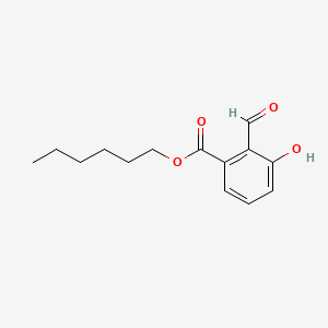 Hexyl 2-formyl-3-hydroxybenzoate