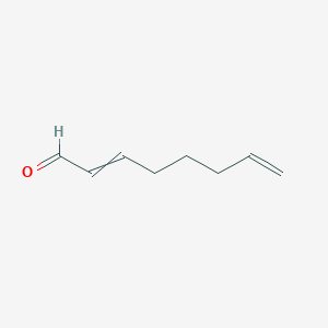 molecular formula C8H12O B14281465 Octa-2,7-dienal CAS No. 151554-95-9