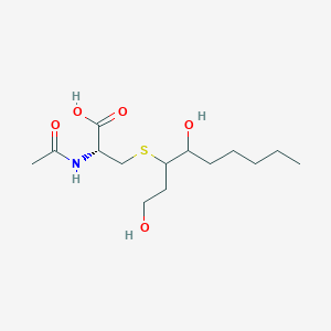 N-Acetyl-S-(1,4-dihydroxynonan-3-yl)-L-cysteine