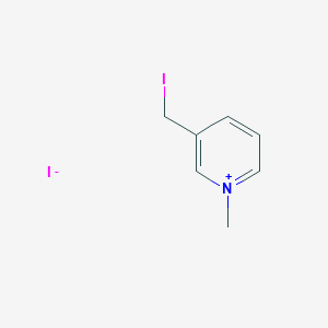 3-(Iodomethyl)-1-methylpyridin-1-ium iodide