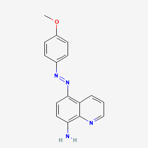 5-[(E)-(4-Methoxyphenyl)diazenyl]quinolin-8-amine