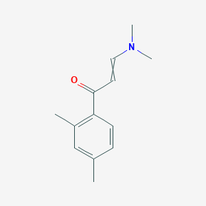 molecular formula C13H17NO B14281520 3-(Dimethylamino)-1-(2,4-dimethylphenyl)prop-2-en-1-one CAS No. 154258-31-8