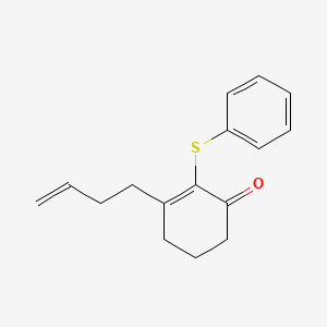 3-(But-3-en-1-yl)-2-(phenylsulfanyl)cyclohex-2-en-1-one