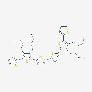 3,4-Dibutyl-2-[5-[5-(3,4-dibutyl-5-thiophen-2-ylthiophen-2-yl)thiophen-2-yl]thiophen-2-yl]-5-thiophen-2-ylthiophene