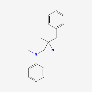 2H-Azirin-3-amine, N,2-dimethyl-N-phenyl-2-(phenylmethyl)-