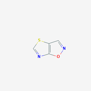 molecular formula C4H2N2OS B14281561 [1,3]Thiazolo[5,4-d][1,2]oxazole CAS No. 126877-13-2