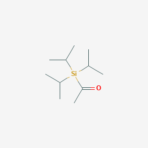 molecular formula C11H24OSi B14281567 Silane, acetyltris(1-methylethyl)- CAS No. 121675-51-2