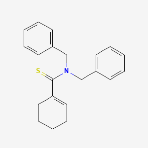 1-Cyclohexene-1-carbothioamide, N,N-bis(phenylmethyl)-