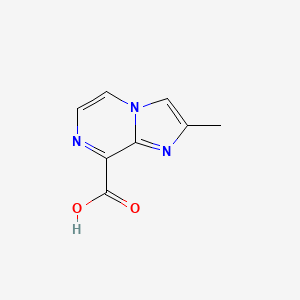 molecular formula C8H7N3O2 B1428161 2-甲基咪唑并[1,2-a]吡嗪-8-甲酸 CAS No. 1289197-68-7