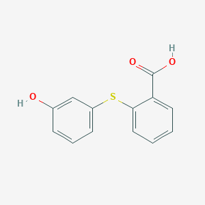 2-[(3-Hydroxyphenyl)sulfanyl]benzoic acid