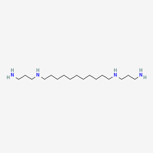 molecular formula C17H40N4 B14281660 N~1~,N~11~-Bis(3-aminopropyl)undecane-1,11-diamine CAS No. 163404-98-6