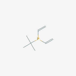 molecular formula C8H15P B14281688 tert-Butyl(diethenyl)phosphane CAS No. 124803-13-0