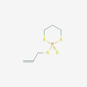 2-[(Prop-2-en-1-yl)sulfanyl]-1,3,2lambda~5~-dithiaphosphinane-2-thione