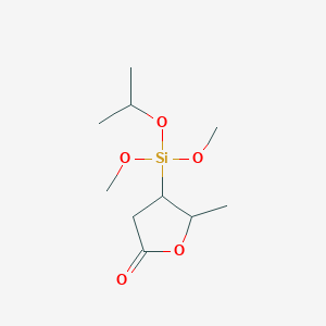 4-{Dimethoxy[(propan-2-yl)oxy]silyl}-5-methyloxolan-2-one