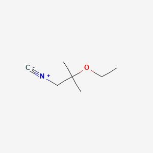 molecular formula C7H13NO B14281724 Propane, 2-ethoxy-1-isocyano-2-methyl- CAS No. 136321-58-9