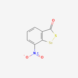 molecular formula C7H3NO3SSe B14281726 7-Nitro-3H-2,1-benzothiaselenol-3-one CAS No. 120404-24-2