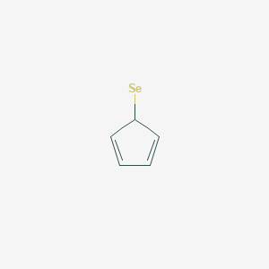 molecular formula C5H5Se B14281733 CID 11985624 